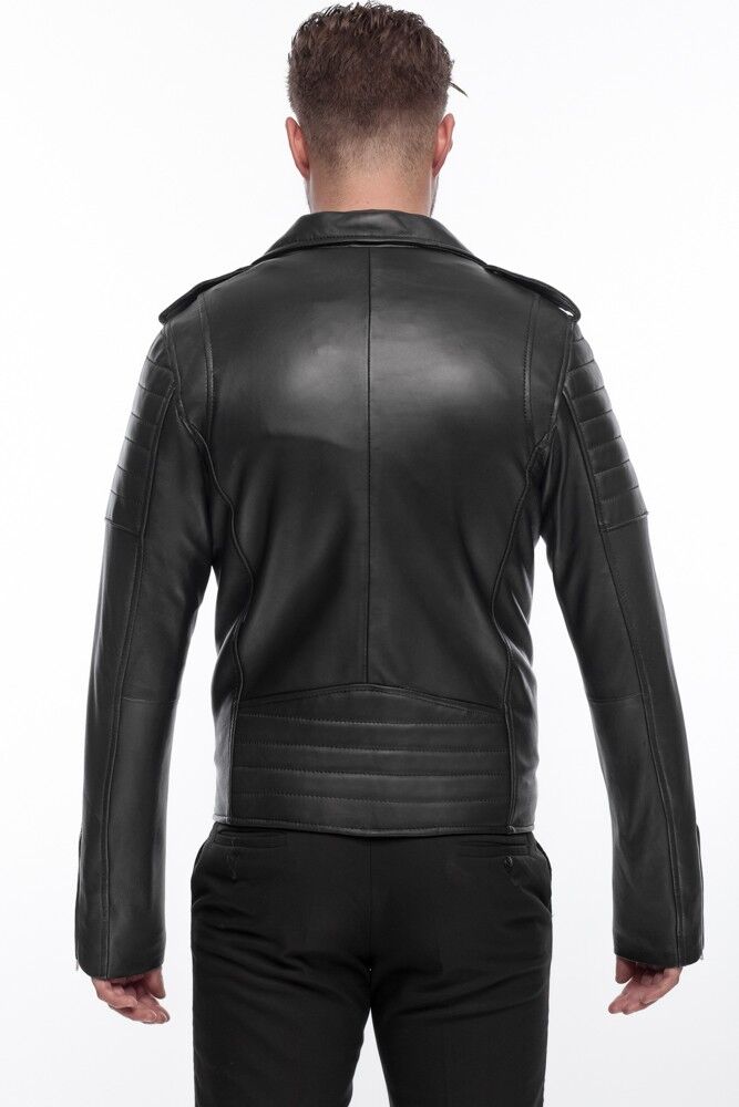 Men's perfecto leather jacket hotsell